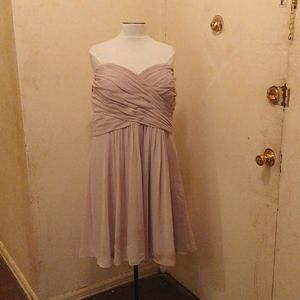 Chiffon knee length spring dress